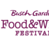 Busch Gardens Food & Wine Festival Menu